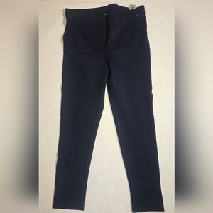 Jones New York XL Stretchy Trousers Bundle Black and Navy Blue Pull On 2 Pairs